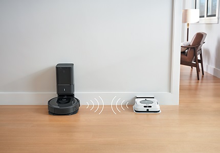 iRobot robot porszívó - kommunikáció az iRobot Braava-val