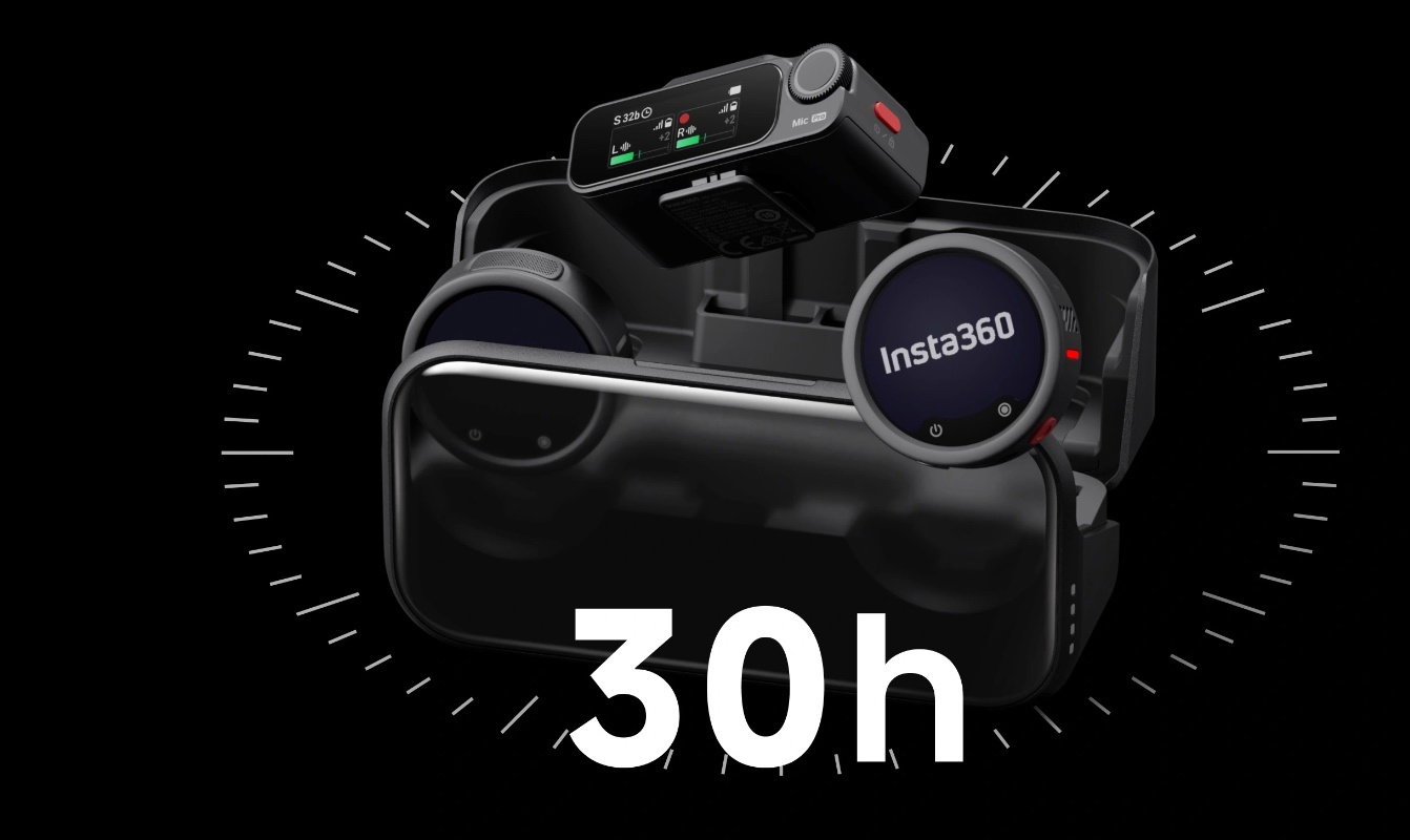 Insta360 Mic Pro, akkumulátor üzemidő