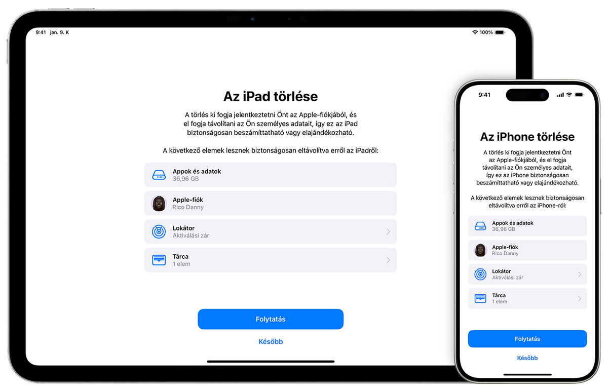 Hogyan oldd fel az iPhone-t eladás előtt