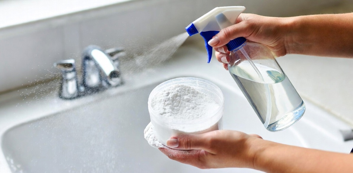 Szódabikarbóna és ecet takarításhoz