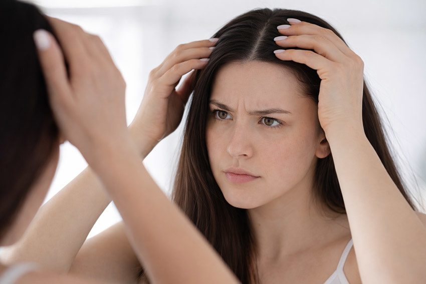 Vékonyszálú haj vágása