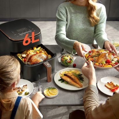 Cosori TurboBlaze Pro 6,2L airfryer + 5× nyárs és grillrács