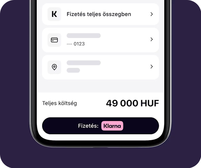 Pay conveniently with Klarna