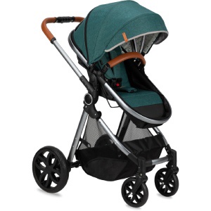 MoMi zöld sportos babakocsi 2in1 sportüléssel