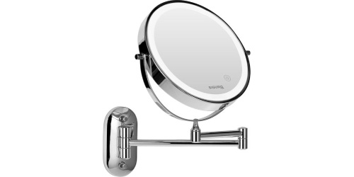 Falra szerelhető nagyítós kozmetikai tükör