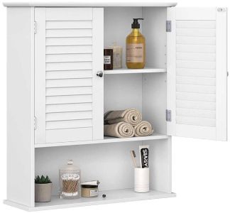 függesztett fürdőszoba szekrény