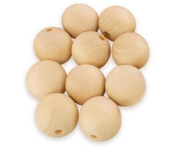 Kerek fa gyöngyök – karkötők készítése