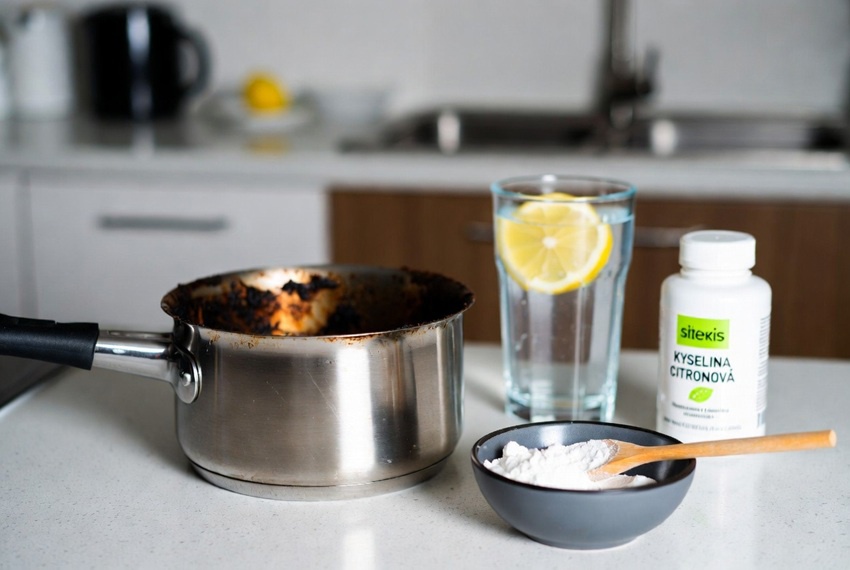 citrom - hogyan tisztítsd az odaégett edényt