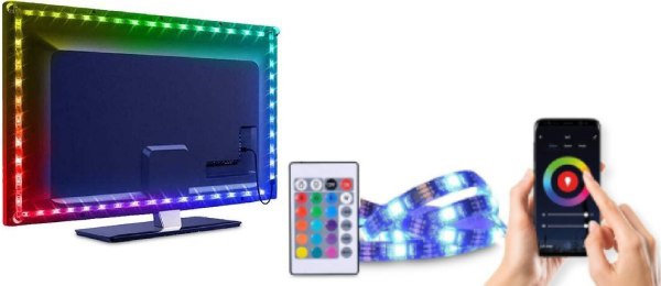 TV LED világítás USB-vel