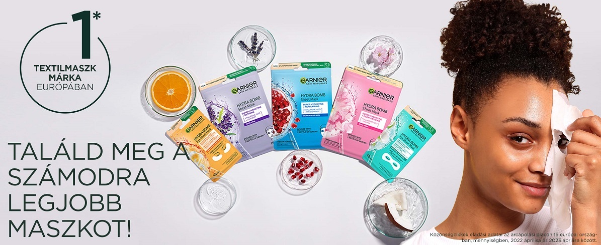 GARNIER Skin Naturals Hydra Bomb Sheet Mask levendula GARNIER Skin Naturals Hydra Bomb Sheet Mask levendula