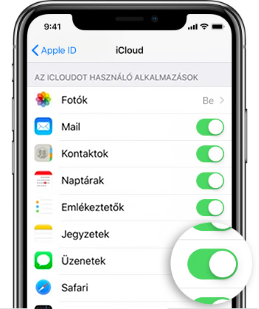 iCloud - Az adatok mindig kéznél vannak. Biztonságosan.