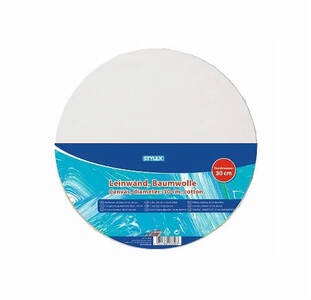 Kis, kerek festővászon