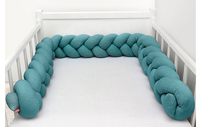 kiságyba rácsvédő fonott