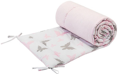 kiságyba rácsvédő rózsaszín