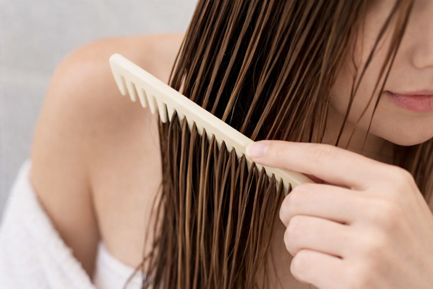 Zsíros haj ápolása