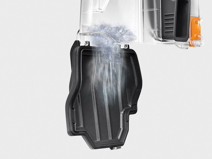 Miele Blizzard CX1 Comfort Powerline porszívó Porgyűjtő tartály Click2open technológiával