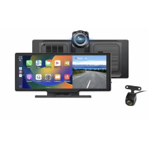 CarPlay autórádió első és hátsó kamerával