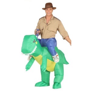 Felfújható dinoszaurusz jelmez