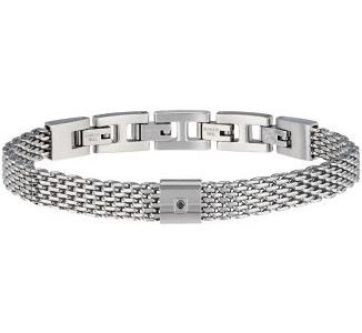 Masszív orvosi fém karkötő csattal