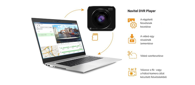 NAVITEL AR280 Dual autós kamera