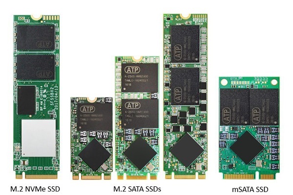 M.2 SSD NVMe csatlakozók