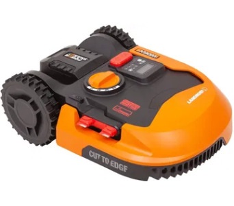 Narancssárga robotfűnyíró