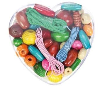 Ovális fa gyöngyök – karkötők készítése