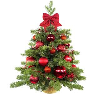 Piros műkarácsonyfa