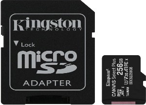 adapter Micro SD kártyához 256 GB