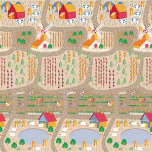 Farm City baba játszószőnyeg szivacs