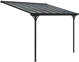Falhoz rögzíthető kerti pergola