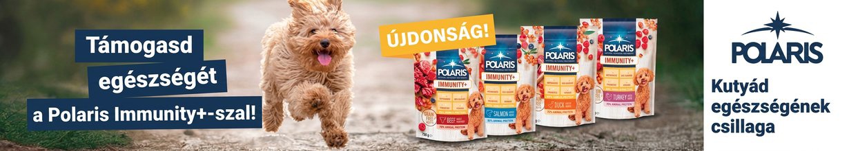 Polaris FM GF Imunity Small & Mini gabonamentes kutyatáp felnőtt kutyáknak friss lazachússal 750 g kutyatáp