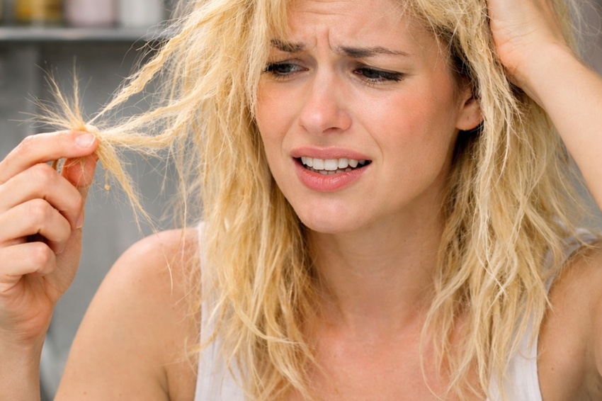 Festett haj ápolása