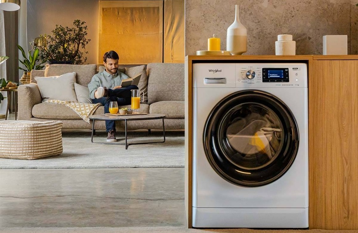 Whirlpool FreshCare+ gőzfunkciós mosógépek