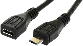 Micro USB kábel hosszabbító
