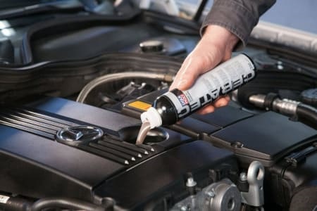 A motor átöblítése olajjal