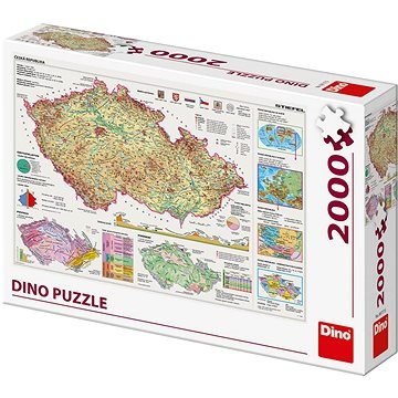 DINO kirakó 2000 db-os tájkép
