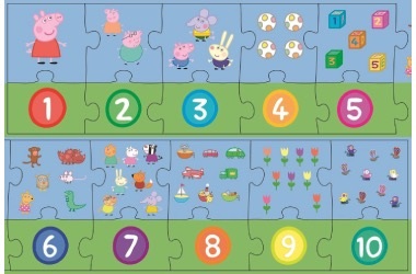 Peppa malac gyerek puzzle