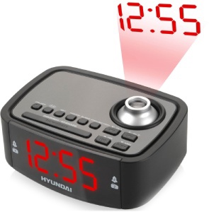 Rádió ébresztőóra vetítéssel