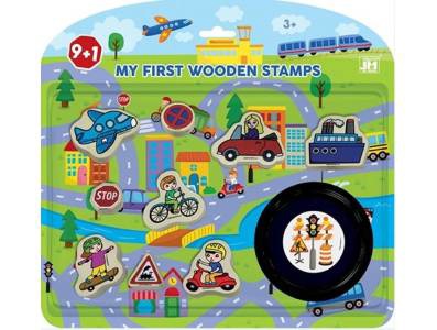 Fa nyomdák gyerekeknek - közlekedés