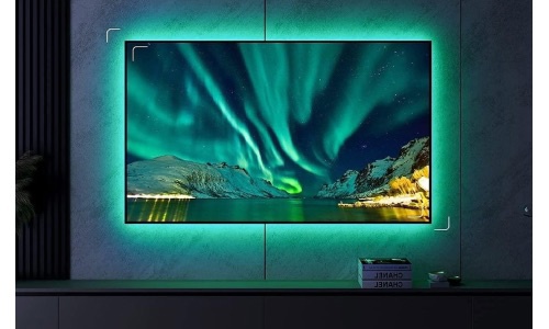 RGB LED szalag a TV mögött