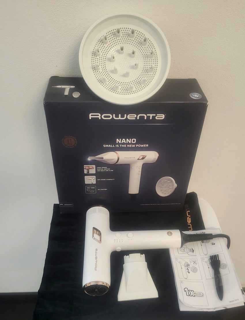Rowenta HY8140F0 NANO White hajszárító - TESZT
