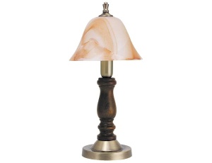 Rusztikus asztali lámpa fa