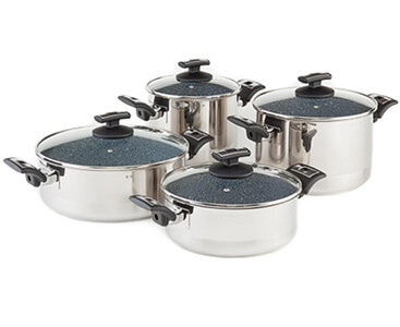Indukciós edénykészlet, kerámia