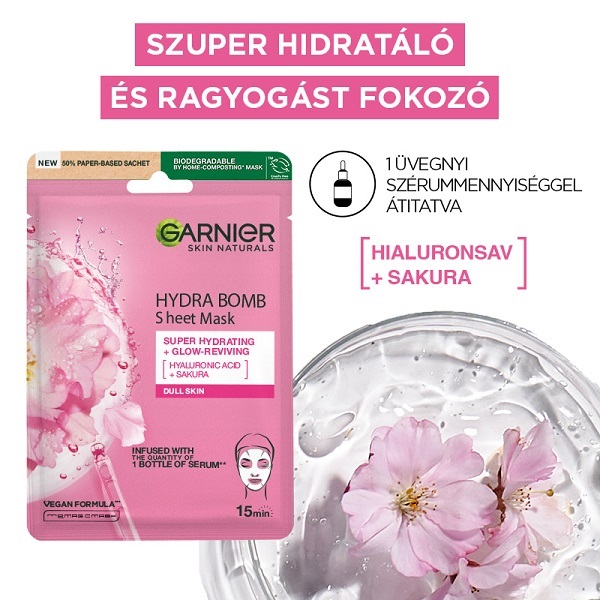 Garnier Skin Naturals Hydra Bomb Eye Sheet Mask Sakura