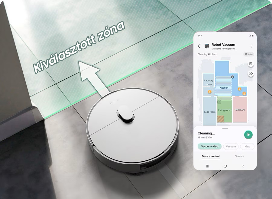 Samsung BESPOKE Jet Bot Combo AI robotporszívó