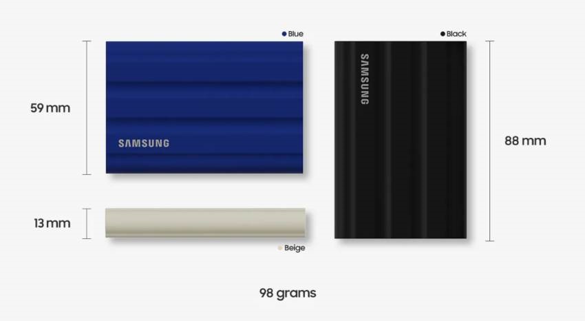 Samsung T7 Shield;külső meghajtó