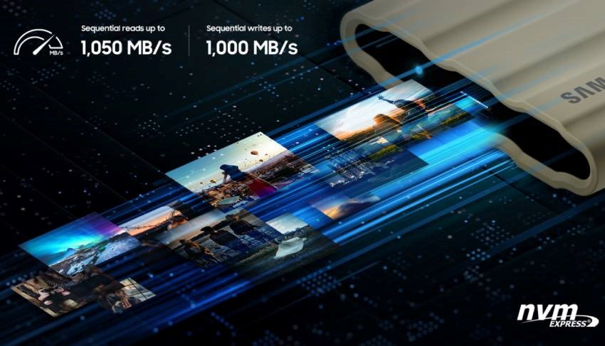 Samsung T7 Shield;külső meghajtó