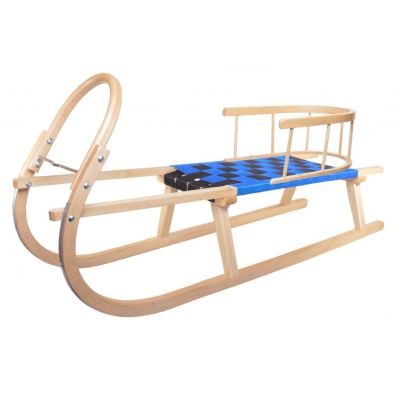 szánkó háttámlával