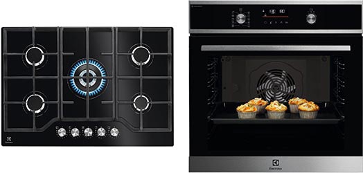 Gáz főzőlap és sütő szettek